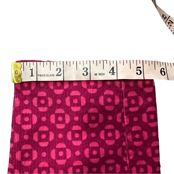 Boden Skinny Corduroy Floral Pink Pants Jeans 4P - Picture 12 of 12